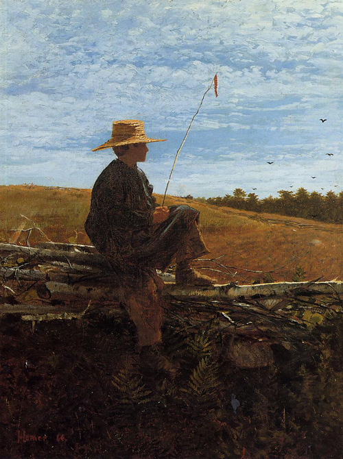 (image for) Handmade oil painting Copy paintings of famous artists Winslow Homer's paintings On Guard - Click Image to Close